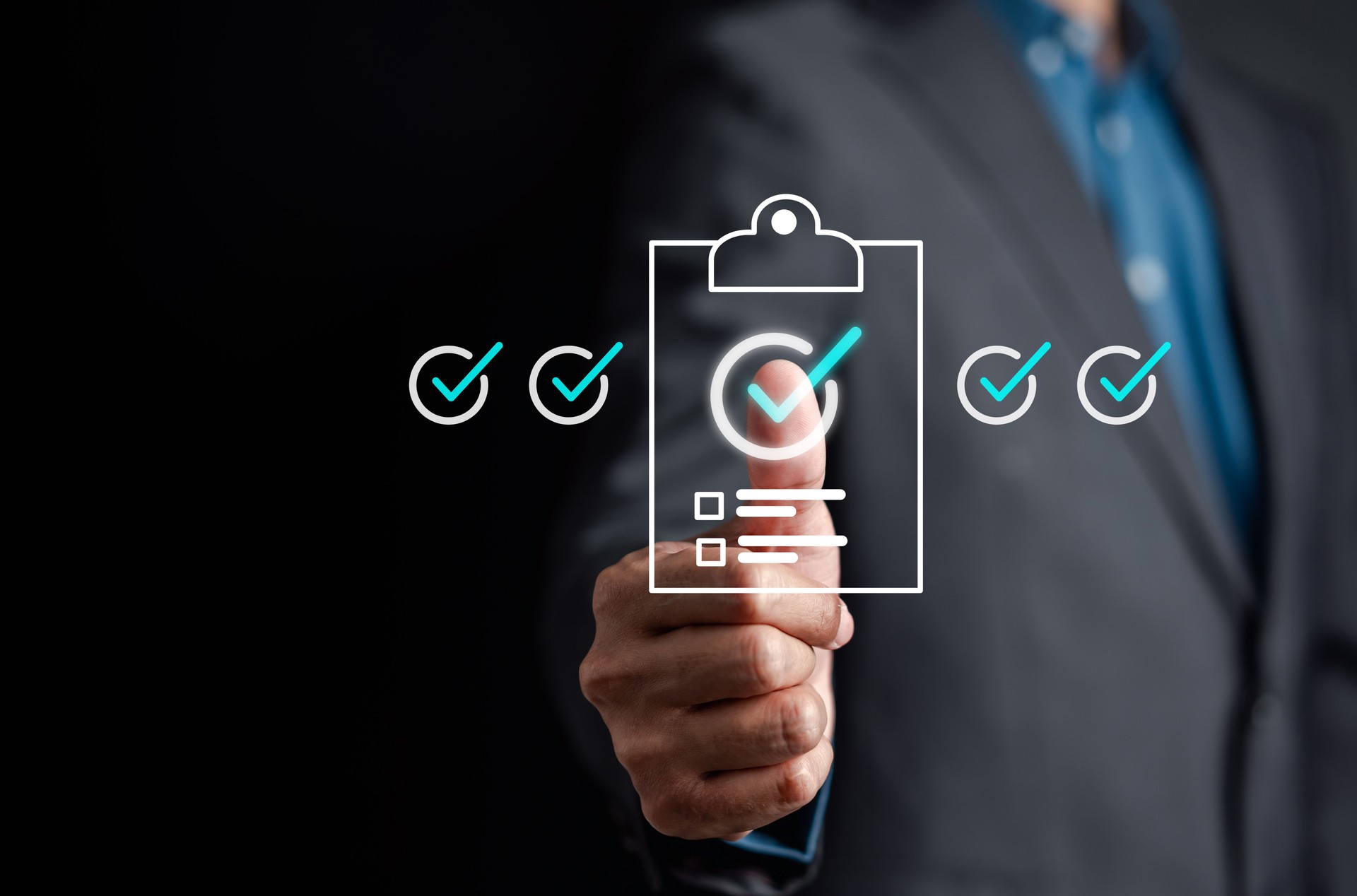 Data analysis of document ai artificial intelligence process with technology processor to planning business information data, tech, network corporate concept.